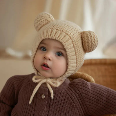 Baby hat - Winter baby woolen hat