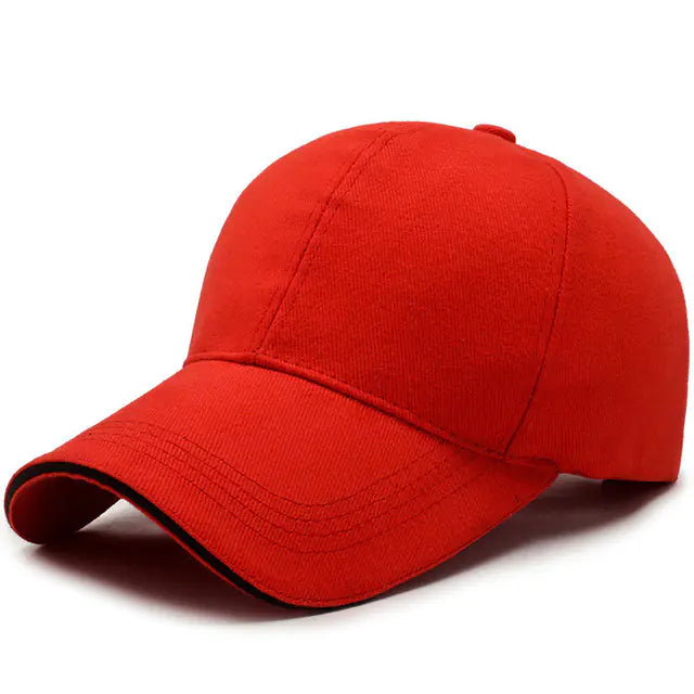 Korean Fashion Wide Brim Baseball Hat for Outdoor Sports