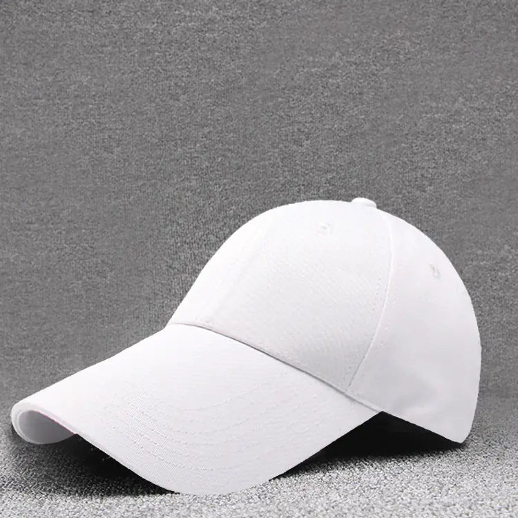 11CM Long Brim Baseball Cap - Cotton Blank Golf Hat