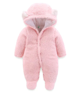 Winter Baby Jumpsuit - Newborn Warm Thick Baby Romper